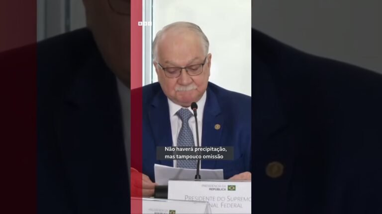 Fachin diz que crise no STF exige resposta “firme, proporcional e rigorosa”