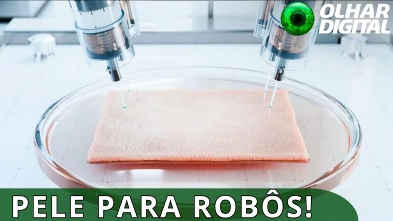 China amplia produção de pele robótica com sensores de calor e pressão