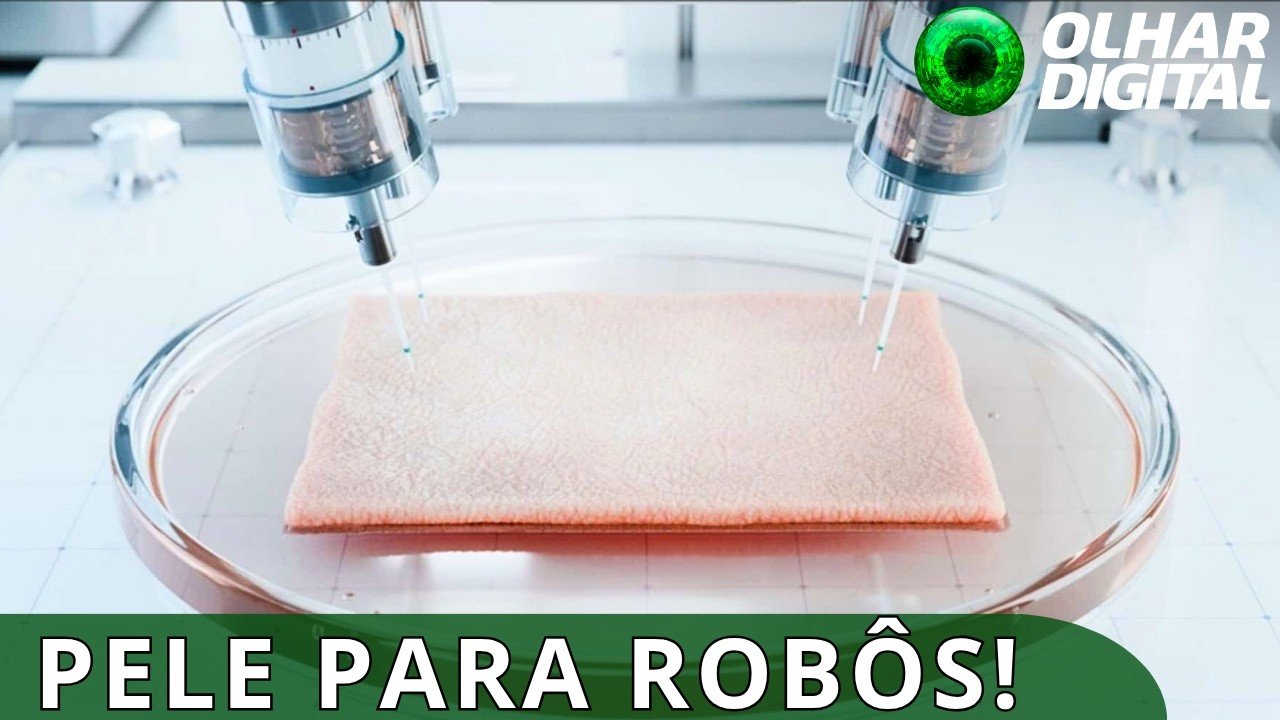 China amplia produção de pele robótica com sensores de calor e pressão