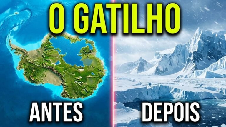 Cientistas finalmente descobriram o que congelou a Antártida
