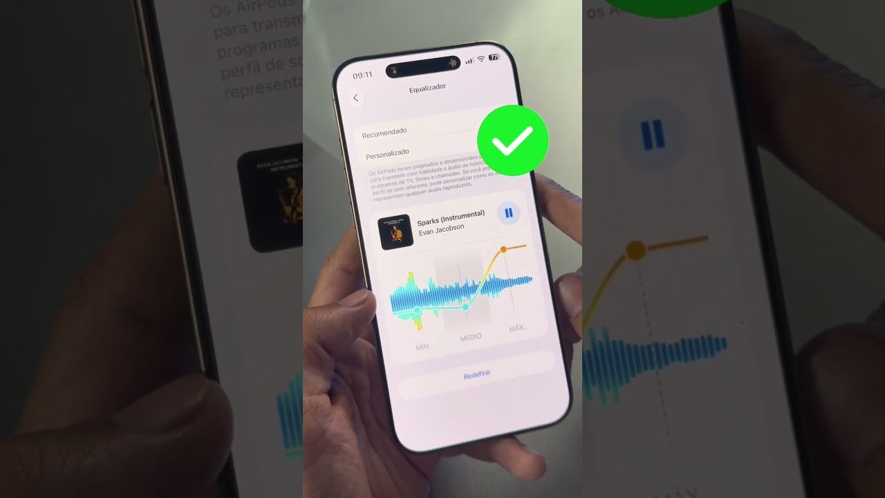 Como equalizar sons nos AirPods no iOS 27