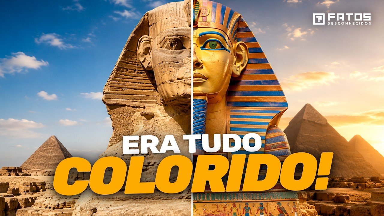 Como Eram os Monumentos do Egito Antes de Virarem Ruínas?