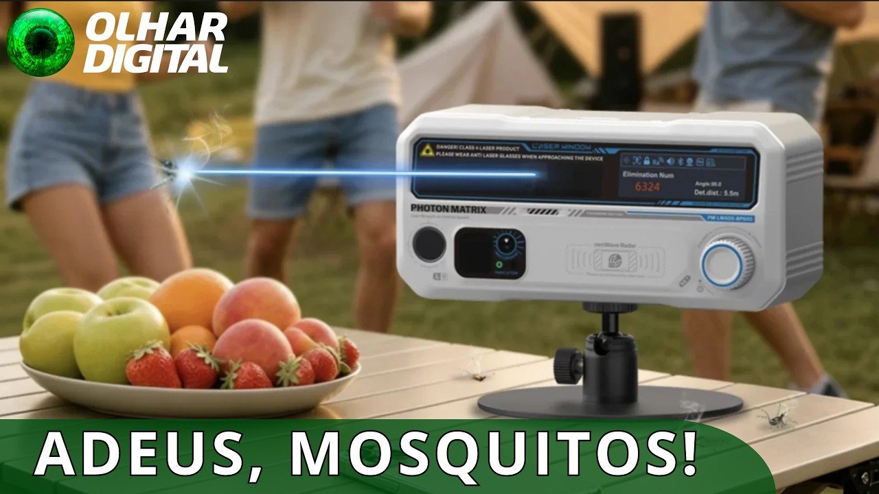 Defesa antiaérea doméstica: laser caça mosquitos no ar