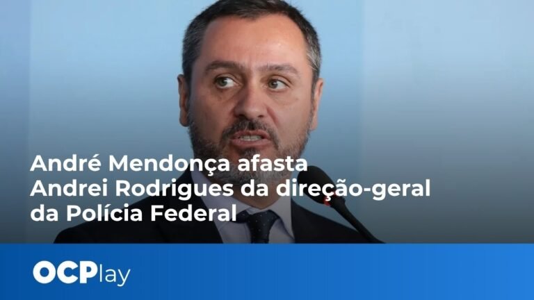 André Mendonça afasta Andrei Rodrigues da direção-geral da Polícia Federal
