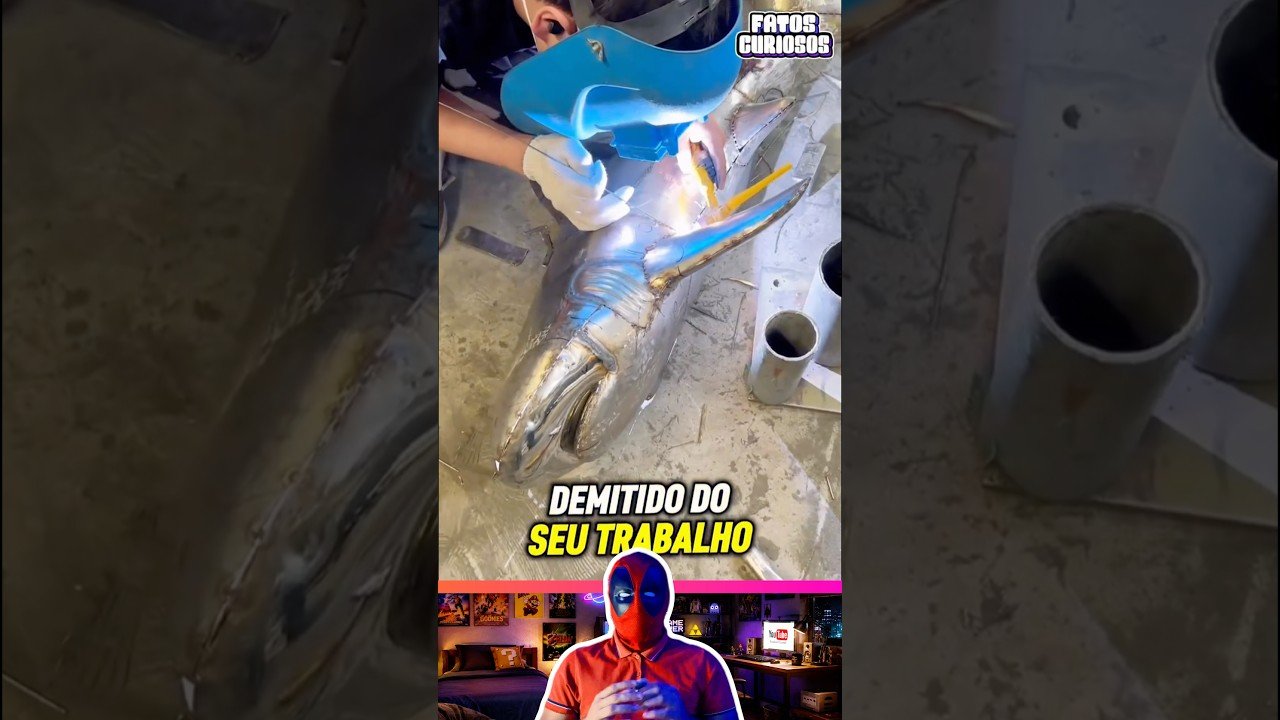 ESSE GAROTO TRANSFORMA QUALQUER METAL EM UMA LINDA ESCULTURA