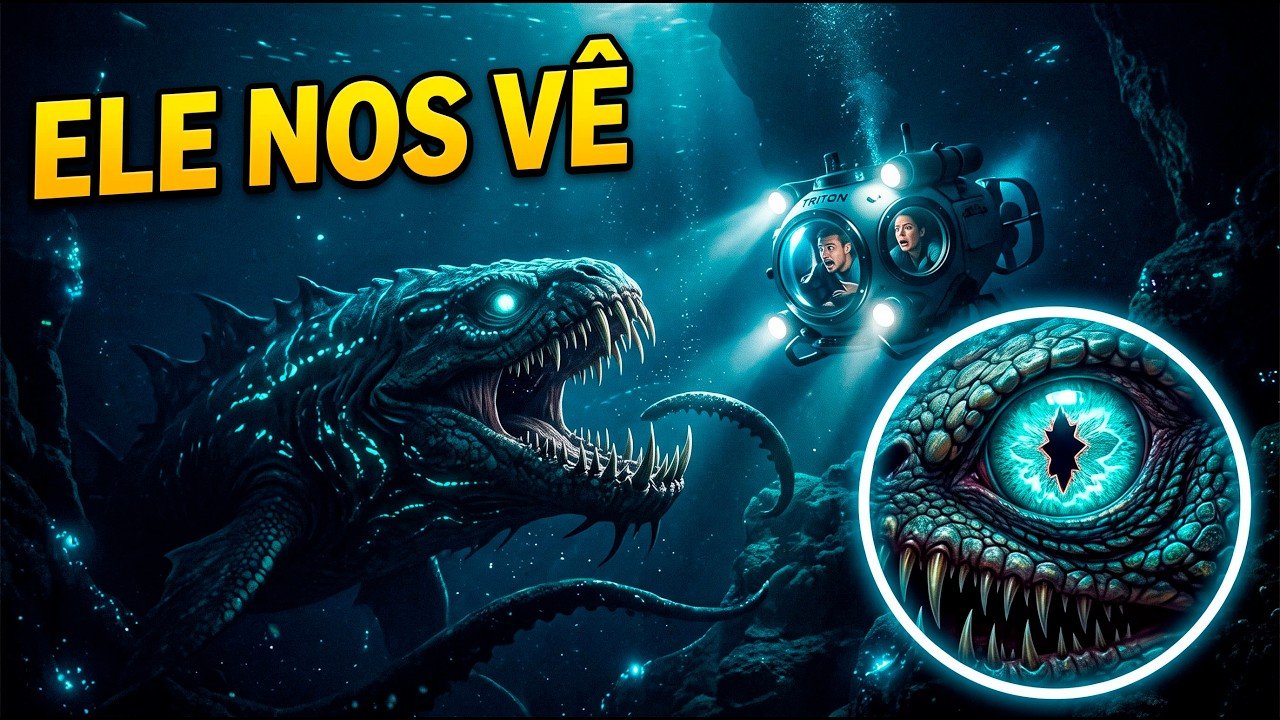 Este monstro das profundezas está se aproximando dos humanos