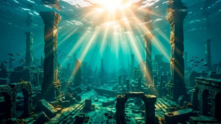 Estruturas megalíticas antigas encontradas no Oceano Atlântico
