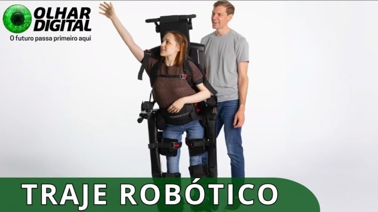 Exoesqueleto ajuda pessoas com lesão medular a ficar em pé