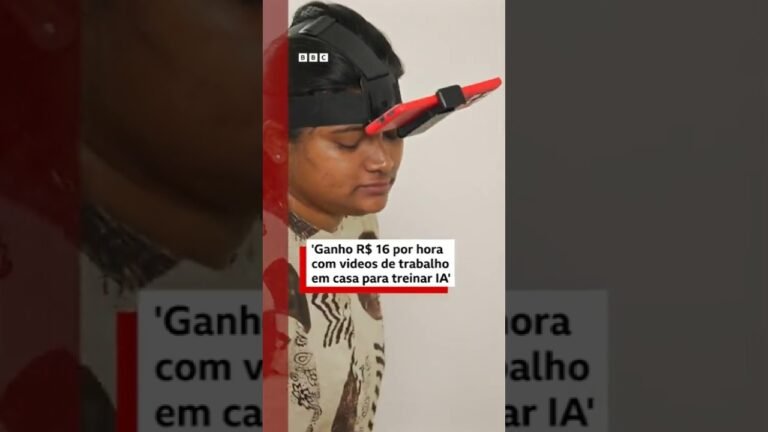 "Ganho R$16 por hora com vídeos de trabalho em casa para treinar IA"