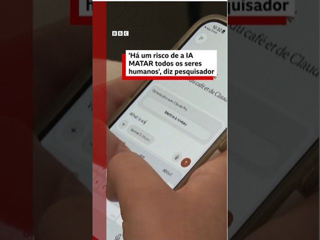 "Há um risco da IA matar todos os seres humanos", diz pesquisador