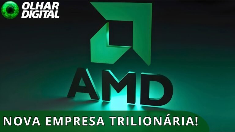 Impulsionada pela IA, AMD atinge US$ 1 trilhão em valor de mercado