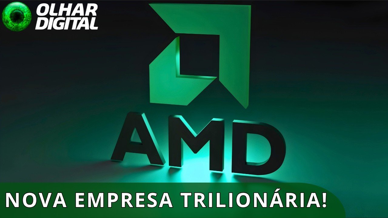 Impulsionada pela IA, AMD atinge US$ 1 trilhão em valor de mercado