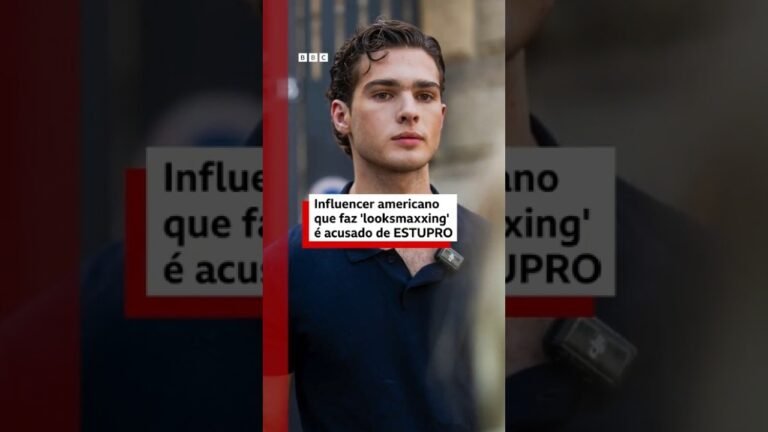 Influencer americano que faz 'looksmaxxing' é acusado de estupro