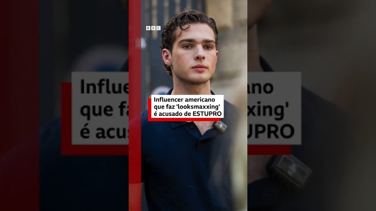 Influencer americano que faz 'looksmaxxing' é acusado de estupro