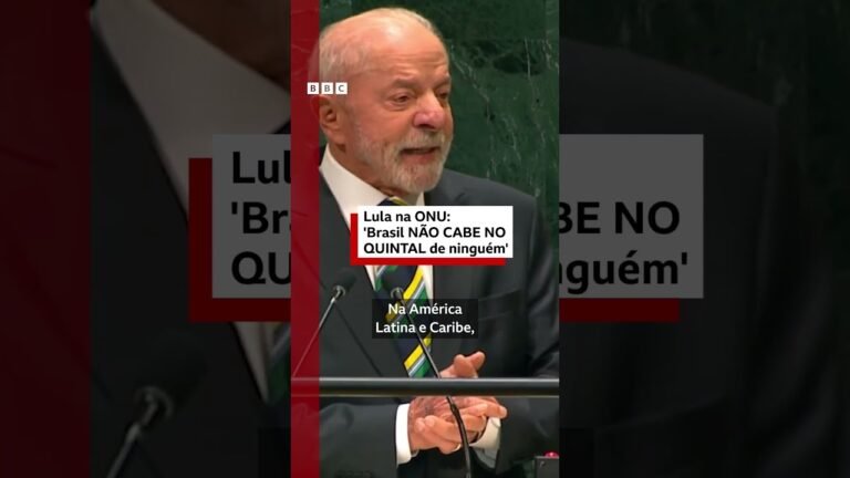 Lula na ONU: 'Brasil não cabe no quintal de ninguém'