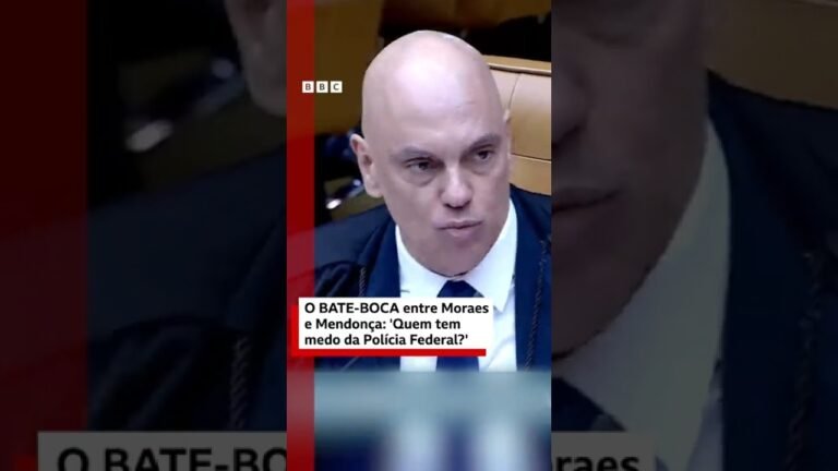 O bate-boca entre Moraes e Mendonça: "Quem tem medo da Polícia Federal"?