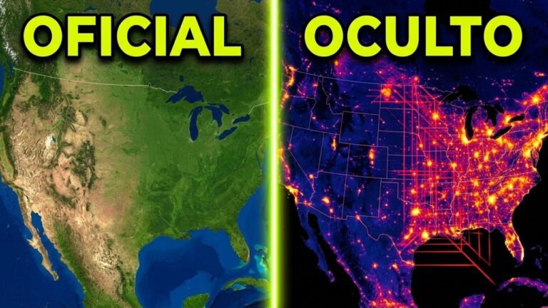 O mapa dos Estados Unidos esconde algo estranho
