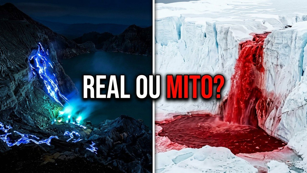 O vulcão azul e 15 fenômenos extraordinários que parecem impossíveis