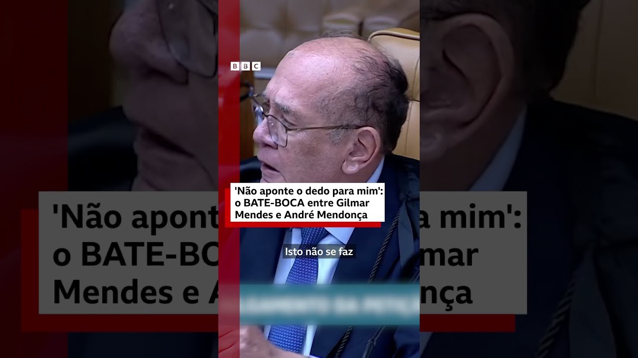 "Não aponte o dedo para mim": o bate-boca entre Gilmar Mendes e André Mendonça