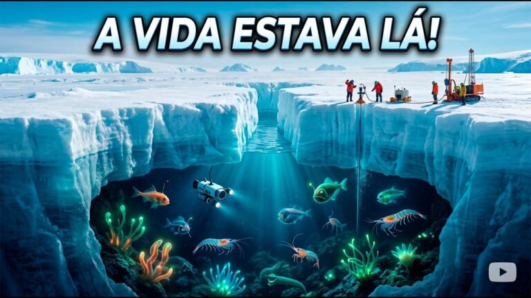 Cientistas finalmente encontraram um ecossistema oculto sob o gelo da Antártida