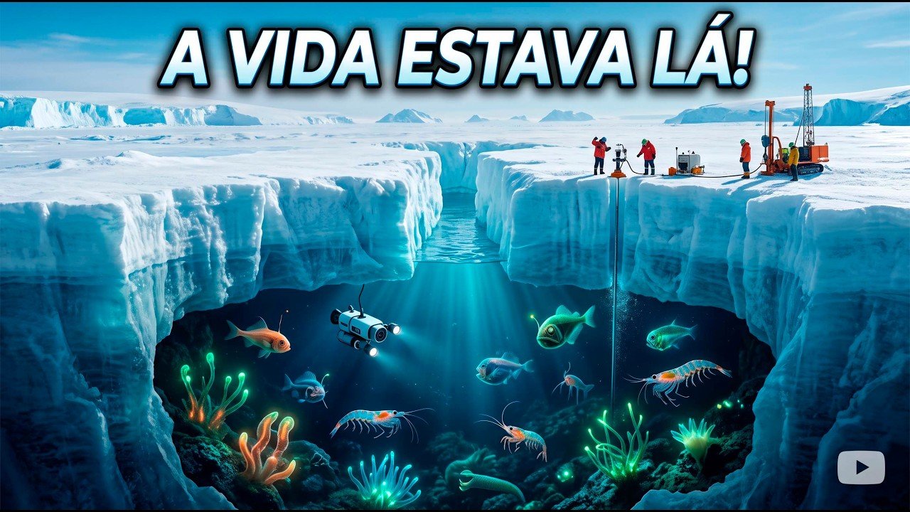 Cientistas finalmente encontraram um ecossistema oculto sob o gelo da Antártida