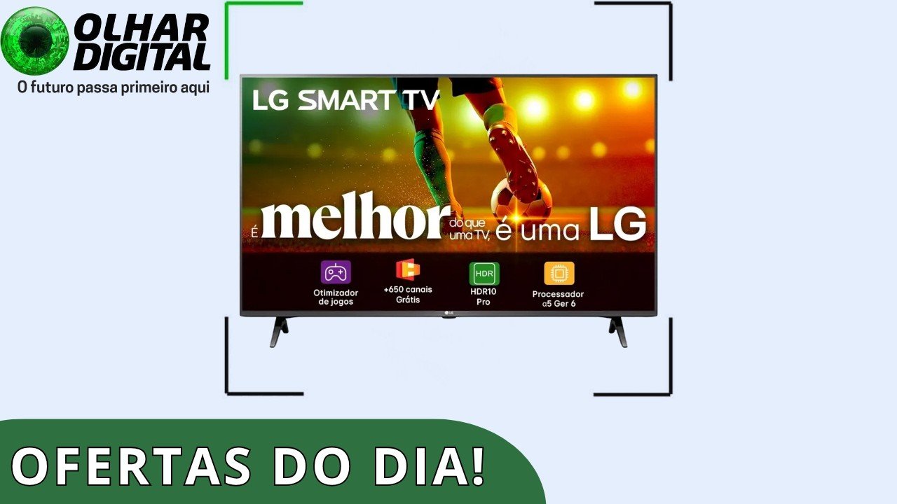 Smart TV com mais de 60% de desconto e mais promoções imperdíveis