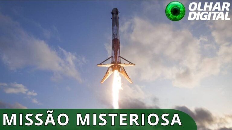 SpaceX lança foguete em missão secreta para o exército dos EUA