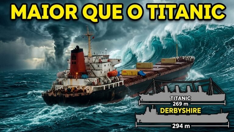 Finalmente sabemos o destino do navio do tamanho do Titanic no Triângulo das Bermudas, no Japão