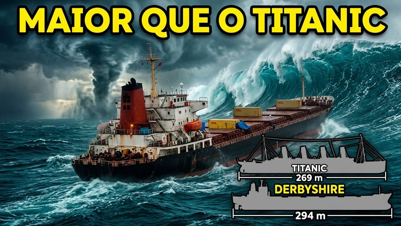 Finalmente sabemos o destino do navio do tamanho do Titanic no Triângulo das Bermudas, no Japão