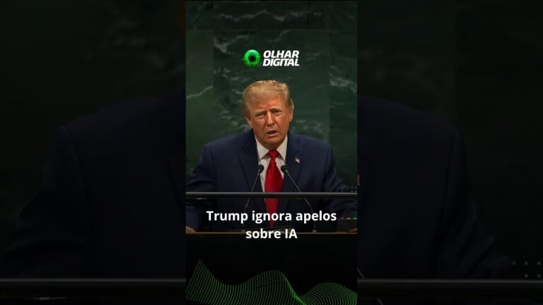 Trump rejeita controle global da IA em discurso na ONU