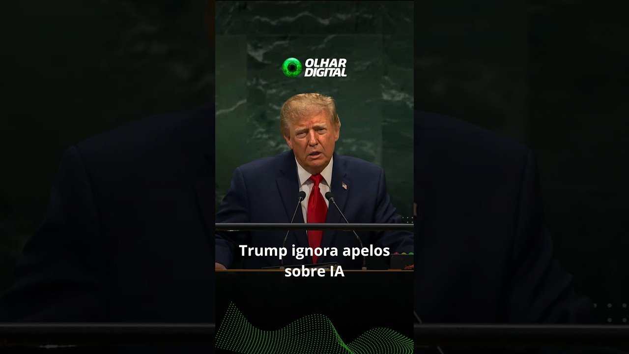 Trump rejeita controle global da IA em discurso na ONU