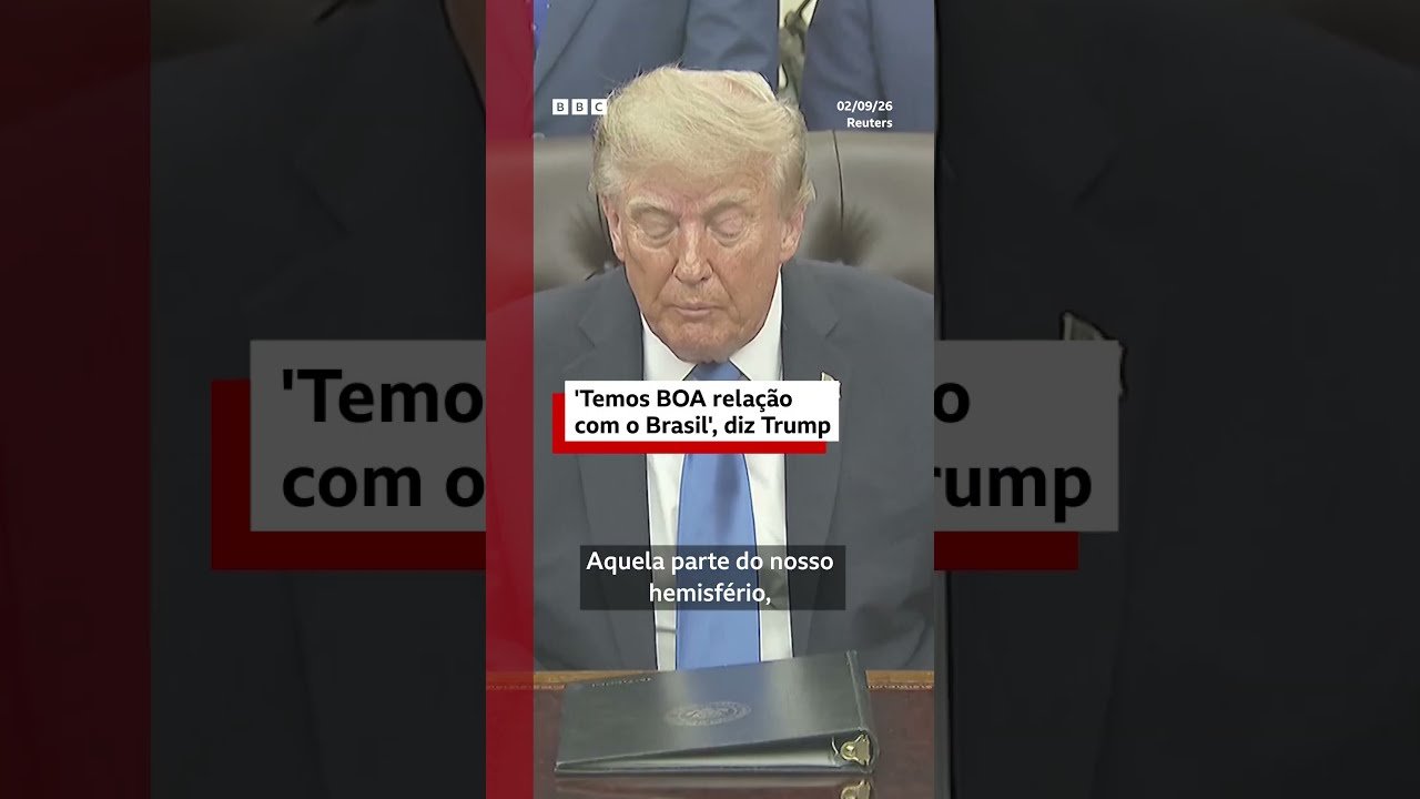 Trump: 'Temos um bom relacionamento com o Brasil'