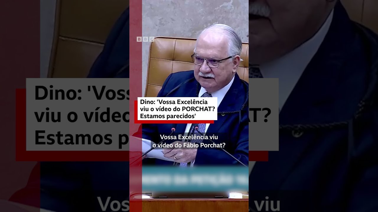"Vossa Excelência viu o vídeo do Porchat?"
