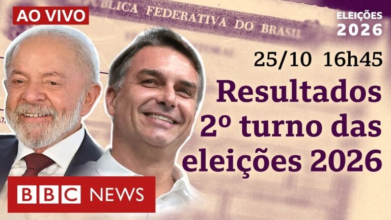 Eleições 2026 AO VIVO: Acompanhe a apuração dos votos para Presidente no 2º turno