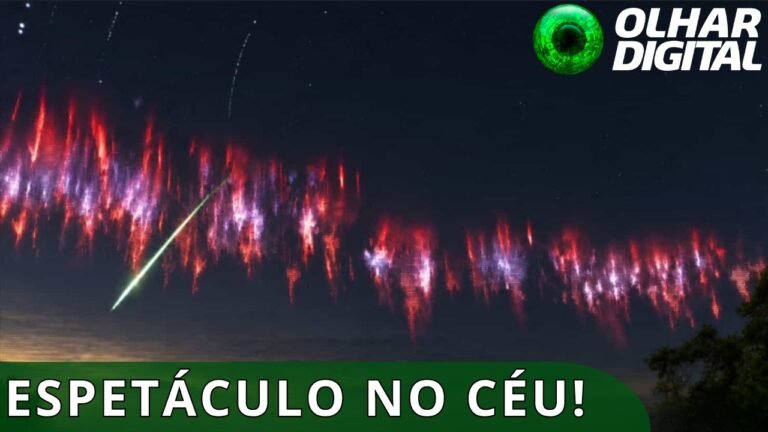 Mais de 100 “duendes vermelhos” e um meteoro iluminam o céu do Rio Grande do Sul