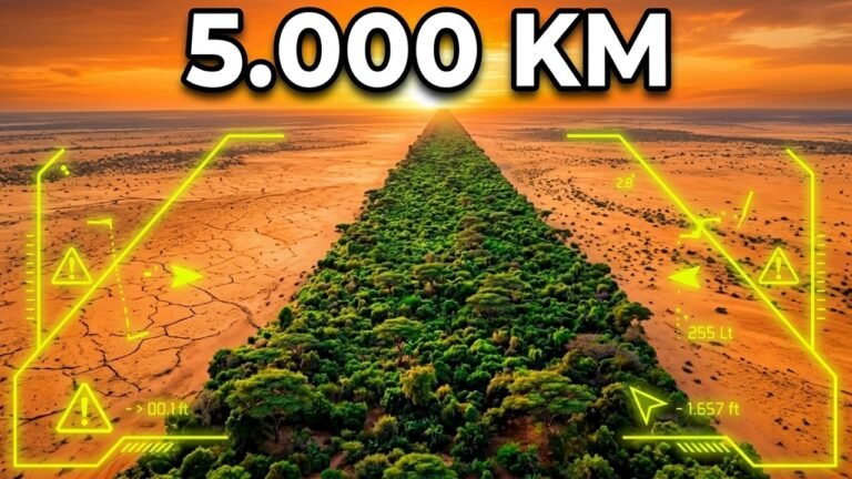 A África está construindo um muro que pode ser visto do espaço