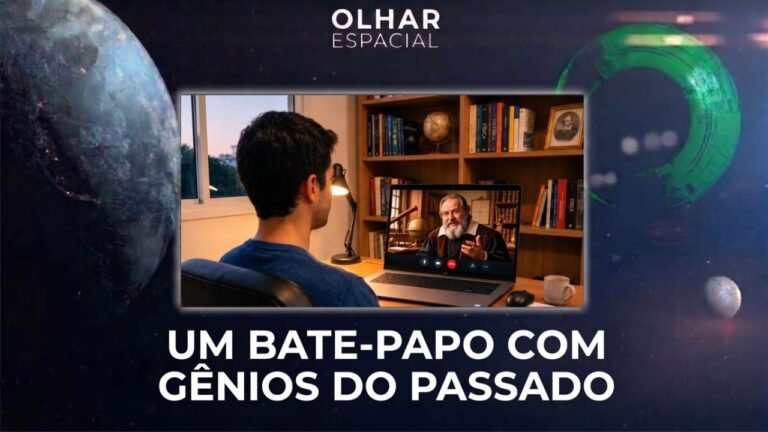Ao vivo | Bate-papo com grandes gênios do passado usando IA | 25/09/2026