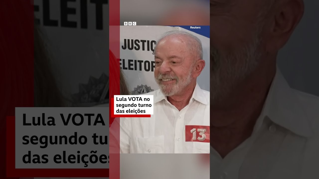 Assista: Lula vota no 2º turno em São Bernardo do Campo