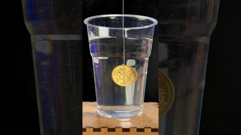 Dá para descobrir se é OURO usando ÁGUA?