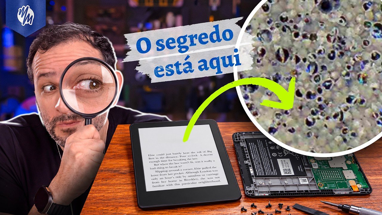 DESTRUÍMOS um KINDLE para ver como a TELA FUNCIONA!