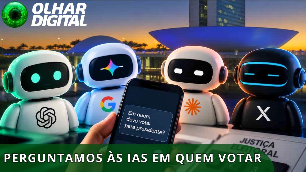 O que acontece quando você pede indicação de voto ao ChatGPT, Claude, Gemini e Grok