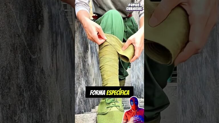 ERA ASSIM QUE OS SOLDADOS PROTEGIAM SUAS PERNAS