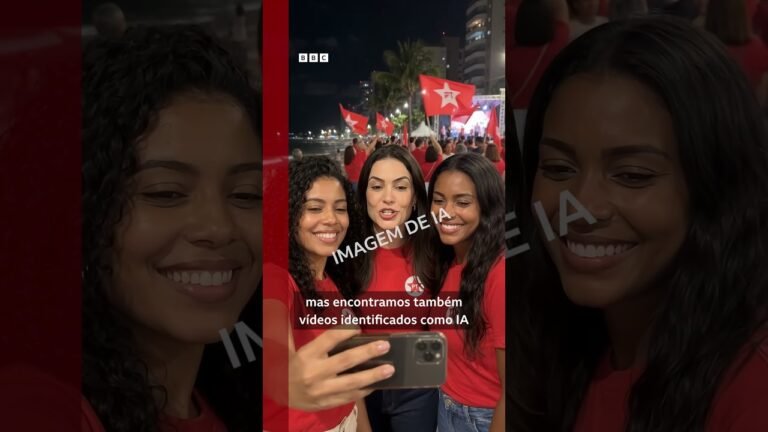 Perfis usam mulheres de IA em campanha por Flávio Bolsonaro e Lula para vender conteúdo adulto