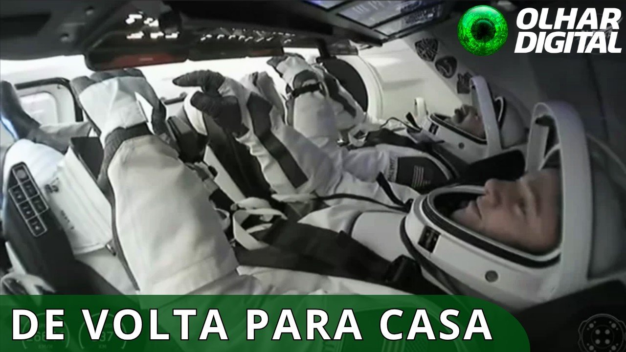 Integrantes da missão Crew-12 retornam à Terra após 237 dias no espaço