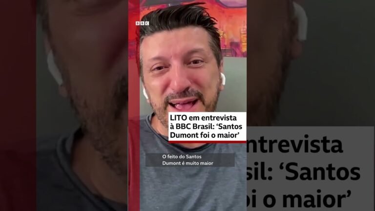 Lito Sousa: 'Santos Dumont foi o maior' e 'verdadeiro Pai da Aviação'