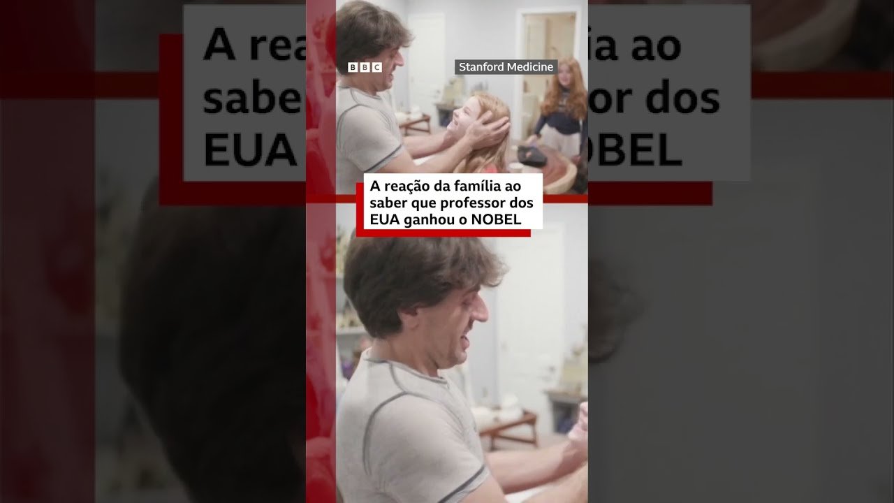 Assista à reação da família do professor ao saber que ganhou Nobel de Fisiologia ou Medicina