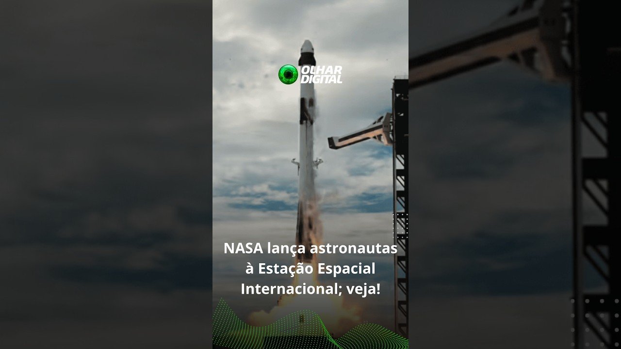 NASA e SpaceX lançam astronautas à Estação Espacial Internacional; veja!