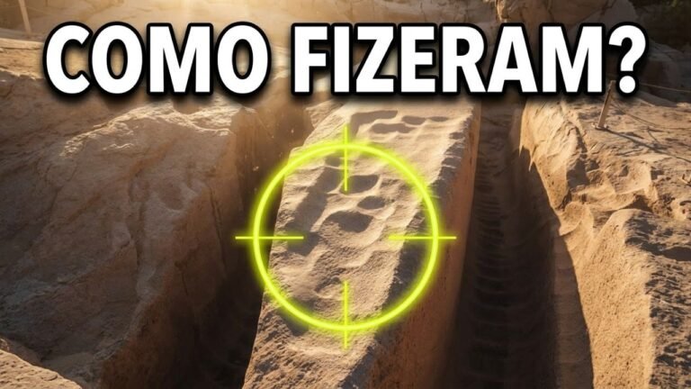 Obelisco antigo gigantesco encontrado no Egito – técnica desconhecida utilizada