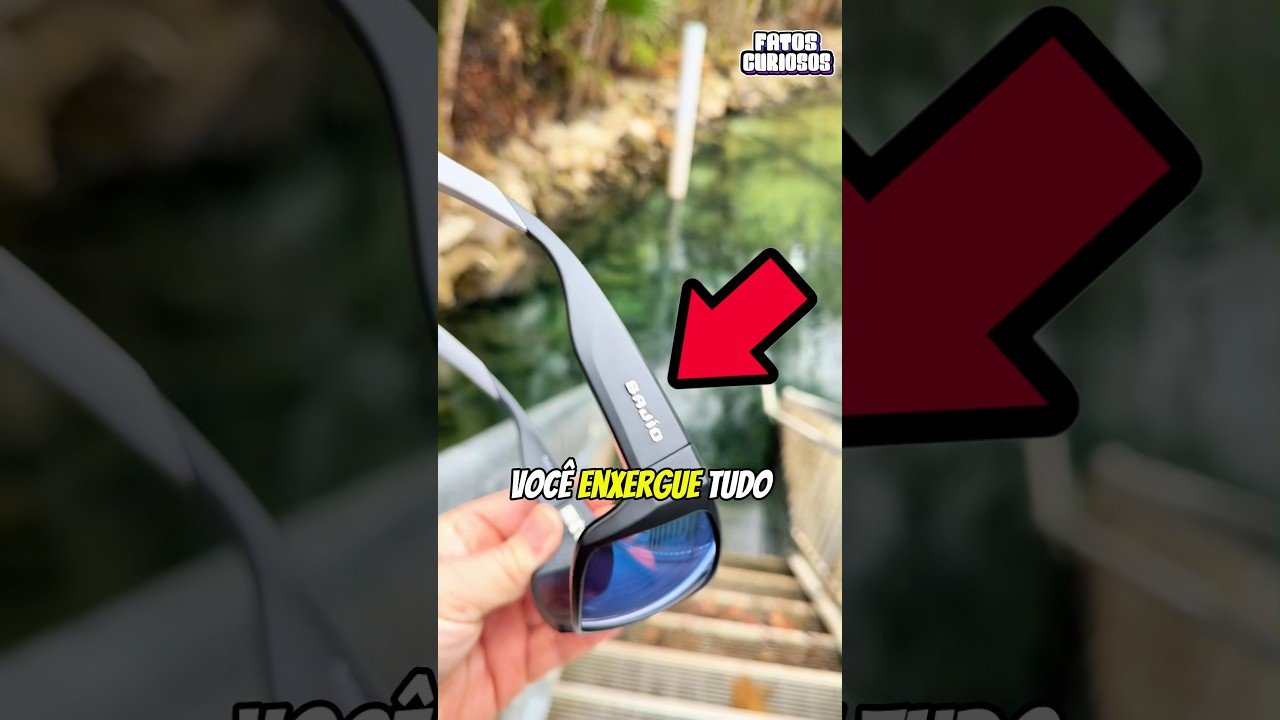 O SEGREDO DOS PESCADORES! O que esse óculos faz debaixo d’água é surreal 👓🐟