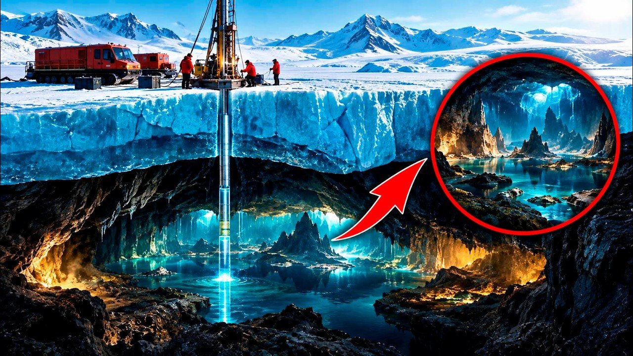 Eles escanearam o subsolo sob o gelo da Antártida — e descobriram um mundo subterrâneo secreto